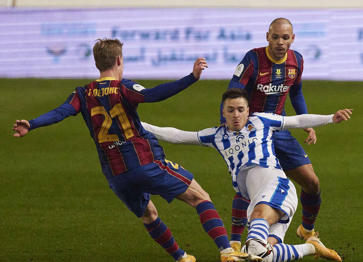 巴塞罗那客场大胜，皇家社会惨败